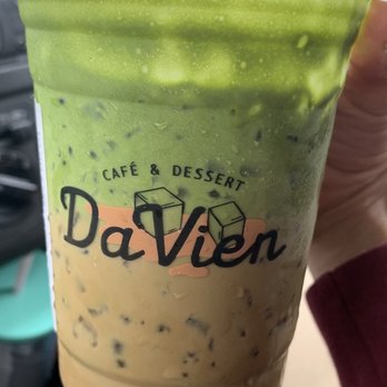 Da Vien Coffee - Matcha Foam Coffee* (half drank already) - Desserts Near Me - Westminster, California