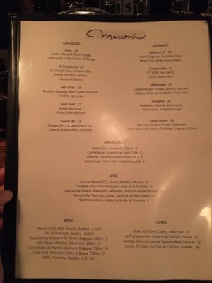 Menu photo 2 Marconi Montreal, QC