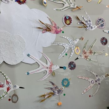 Sweet Elena's Bakery & Cafe - Flocks of birds decor - Bakeries Near Me - Seaside, California