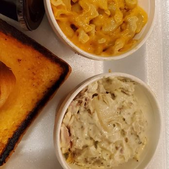 Foggy Bottom BBQ - Mac & cheese and potatoe salad - Barbeque Near Me - Lawrenceville, Georgia Foggy Bottom BBQ - Mac & cheese and potatoe salad - Barbeque Near Me - Lawrenceville, Georgia