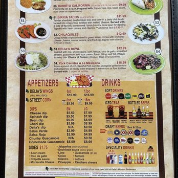 Delia's Mexican Restaurant - Menu - Mexican Near Me - Dayton, Tennessee Delia's Mexican Restaurant - Menu - Mexican Near Me - Dayton, Tennessee