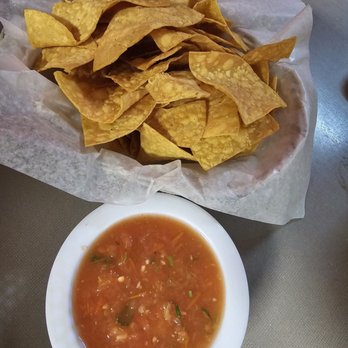 Crazy Burrito Authentic Mexican Grill - large chips & salsa - Mexican Near Me - Tampa, Florida