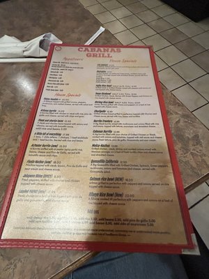 Menu photo 5 Cabana's Grill Marion, SC Menu photo 5 Cabana's Grill Marion, SC