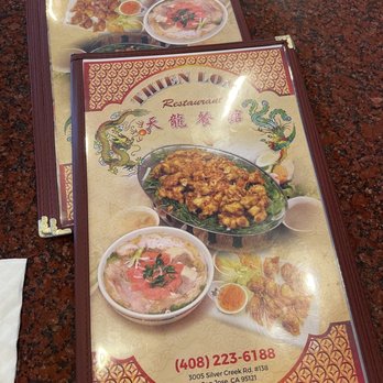 Thien Long - Menu - Vietnamese Near Me - San Jose, California