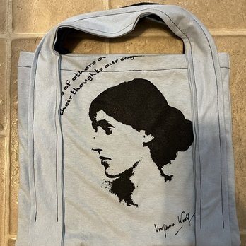 Stitch And Destroy - Virginia Woolf custom tote bag. - Men's Clothing Near Me - Philadelphia, Pennsylvania Stitch And Destroy - Virginia Woolf custom tote bag. - Men's Clothing Near Me - Philadelphia, Pennsylvania