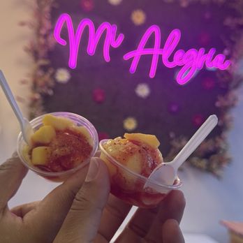 Mi Alegria Mexican Antojitos - Mangonada Samples - Ice Cream & Frozen Yogurt Near Me - Lincoln, California Mi Alegria Mexican Antojitos - Mangonada Samples - Ice Cream & Frozen Yogurt Near Me - Lincoln, California