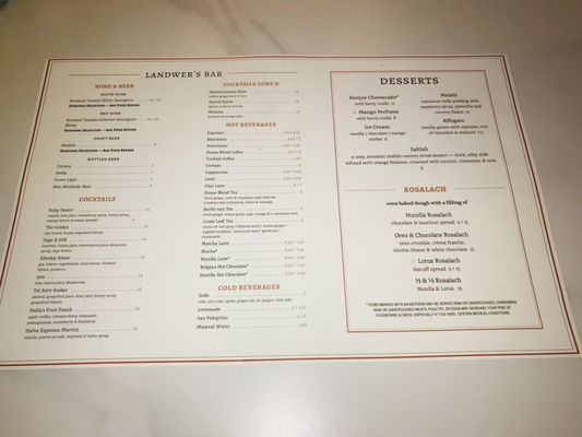 Menu photo 3 Cafe Landwer Las Vegas, NV Menu photo 3 Cafe Landwer Las Vegas, NV