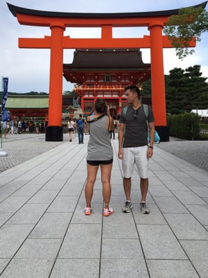 Senbon Torii (Thousand Torii Gates) by null