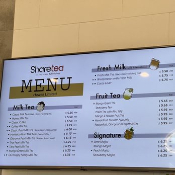 Sharetea - Bubble Tea Near Me - Honolulu, Hawaii