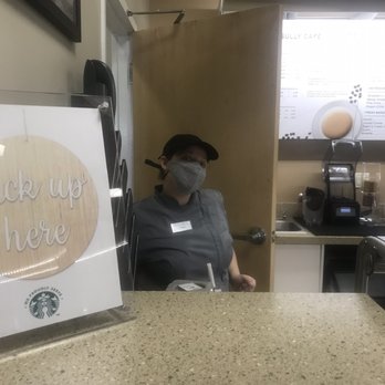 The Sully Cafe - Starbucks - Smiling Sarah behind her - Coffee & Tea Near Me - Buffalo, New York