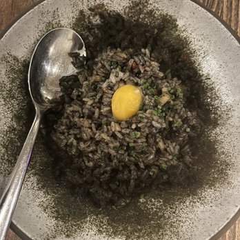 Paju - Squid ink fried rice - Korean Near Me - Seattle, Washington Paju - Squid ink fried rice - Korean Near Me - Seattle, Washington