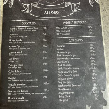 Alloro Bakery - Menu 1 - Ice Cream & Frozen Yogurt Near Me - Prague, Puerto Rico