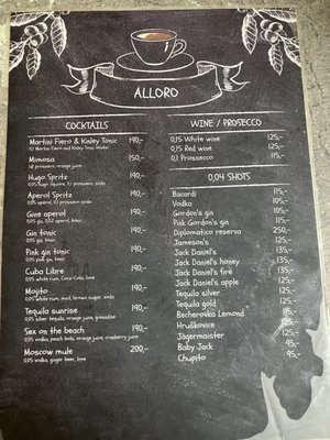 Menu photo 1 Alloro Bakery Prague, PR