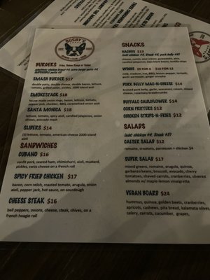 Menu photo 3 Busby's West Santa Monica, CA