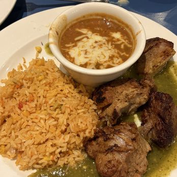 La Parrilla Mexican Restaurant - Pork carnitas with Mexican rice & Charro beans. Ask for a spoon for the beans. - Mexican Near Me - Dothan, Alabama La Parrilla Mexican Restaurant - Pork carnitas with Mexican rice & Charro beans. Ask for a spoon for the beans. - Mexican Near Me - Dothan, Alabama