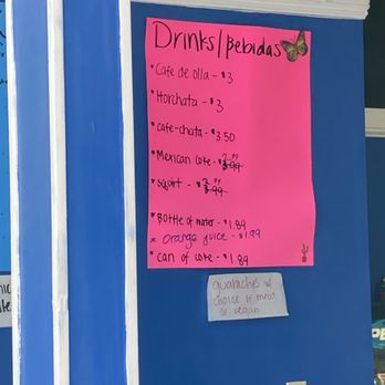 Cielito Lindo - Drink menu - Mexican Near Me - San Francisco, California