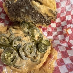 Just Hamburgers - Burger with bacon and jalapeños