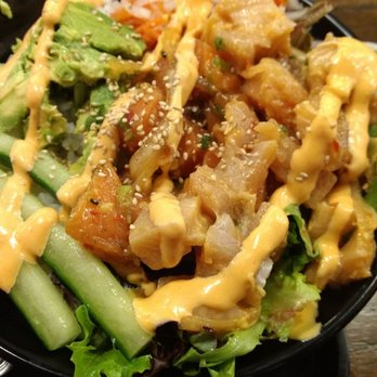 Motomaki - Poke salmon/hamachi bowl - Japanese Near Me - Golden, Colorado Motomaki - Poke salmon/hamachi bowl - Japanese Near Me - Golden, Colorado