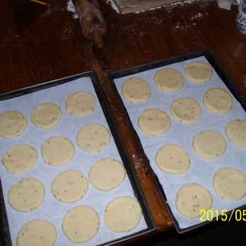 Mackenzie House - my team's trays of shrewbury cakes waiting for the oven - Museums Near Me - Toronto, Ontario