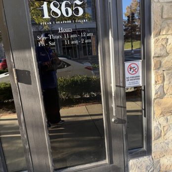 1865 Steak Seafood & Cigars - Even the door to the Cigar lounge looks fantastic - Seafood Near Me - Washington, DC, District of Columbia