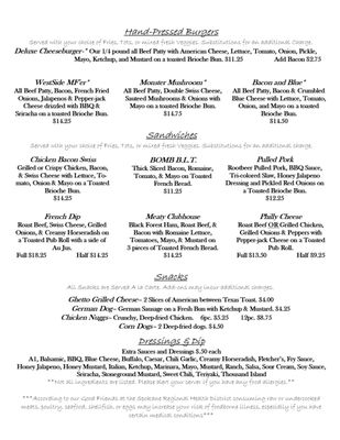 Menu photo 3 P J's Pub Spokane, WA Menu photo 3 P J's Pub Spokane, WA