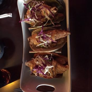 NRebozo - Chicharron encrusted fish tacos with tortillas made three ways. - Mexican Near Me - Forest Park, Illinois NRebozo - Chicharron encrusted fish tacos with tortillas made three ways. - Mexican Near Me - Forest Park, Illinois