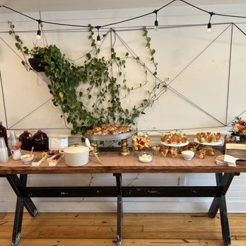 Honey's Coffee & Biscuits - Great area to set up snacks for a party! - Coffee & Tea Near Me - New Waverly, Texas