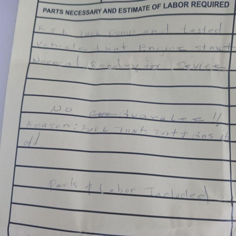 Express Mobile Technicians - Form showing parts necessary,, labor, and descriptions - Commercial Truck Repair Near Me - Long Beach, California Express Mobile Technicians - Form showing parts necessary,, labor, and descriptions - Commercial Truck Repair Near Me - Long Beach, California