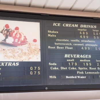 Deprey's Frosty Tip - ice cream menu - Burgers Near Me - Luxemburg, Wisconsin Deprey's Frosty Tip - ice cream menu - Burgers Near Me - Luxemburg, Wisconsin