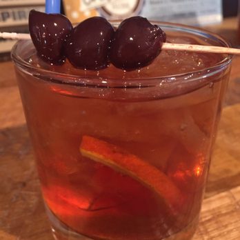 The Side Lot - Old Fashioned Cocktail... yummy... especially loved the spiced cherries! - Lounges Near Me - Wauconda, Illinois The Side Lot - Old Fashioned Cocktail... yummy... especially loved the spiced cherries! - Lounges Near Me - Wauconda, Illinois
