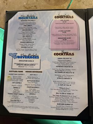 Menu photo 3 Straits - Santana Row San Jose, CA