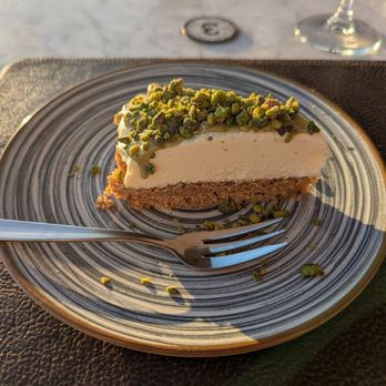 Taverna del Guerrino - Pistachio cheesecake - Tuscan Near Me - Greve In Chianti, PO Taverna del Guerrino - Pistachio cheesecake - Tuscan Near Me - Greve In Chianti, PO