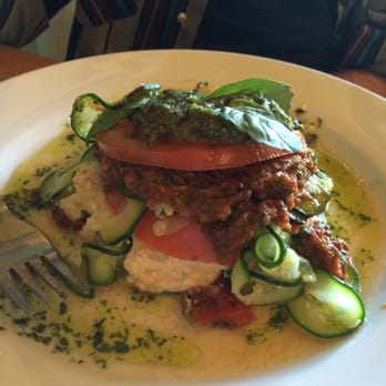 Organic Garden Cafe - lovely raw lasagna - Vegetarian Near Me - Beverly, Massachusetts