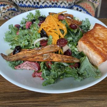 Linear Restaurant - Kale squash salad - New American Near Me - Grand Rapids, Michigan