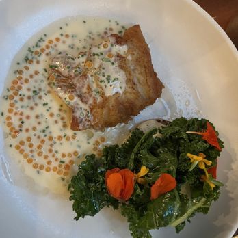 Vækst - Cod with pickled veggies - Scandinavian Near Me - København Vækst - Cod with pickled veggies - Scandinavian Near Me - København