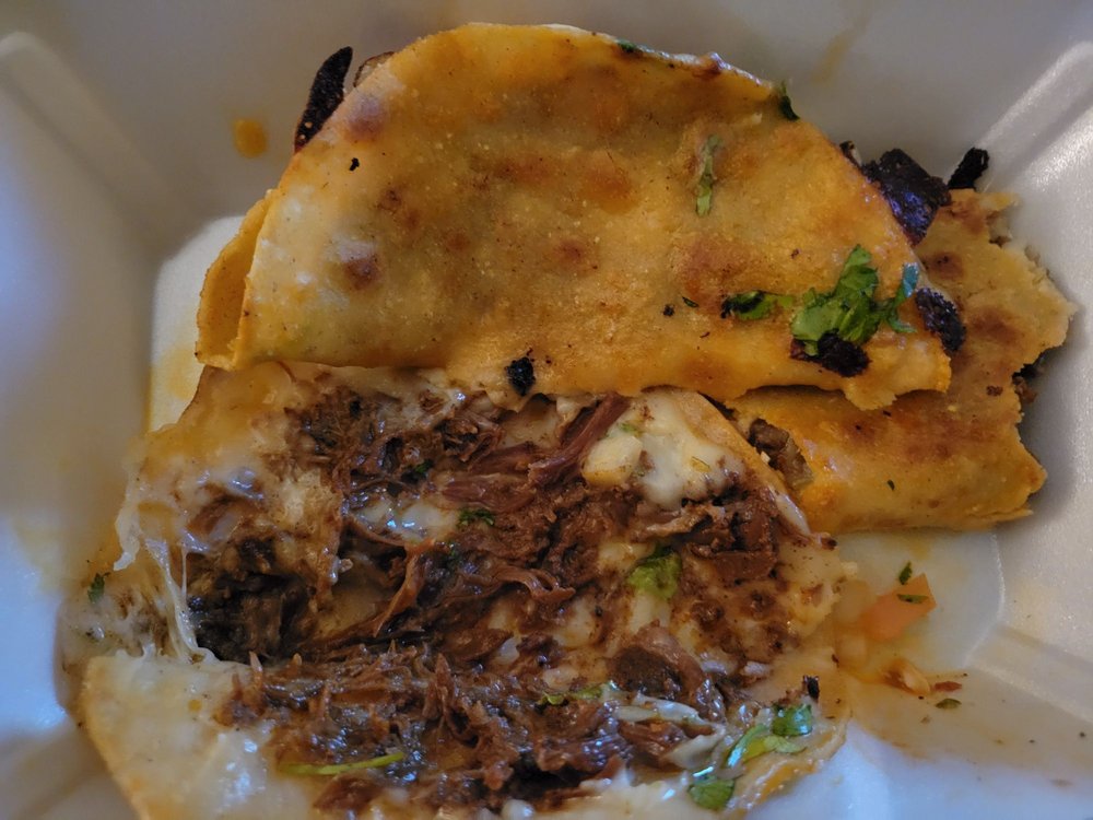 Food from Green Ghost Tacos