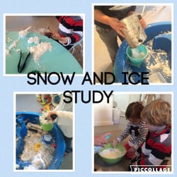 West Marietta Cooperative Preschool - So much fun. We made 4 types of snow in the end something for everyone.