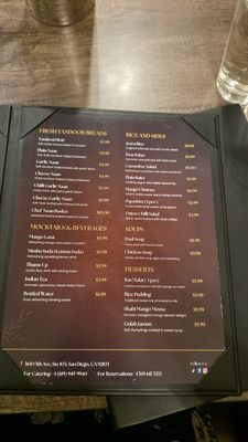 Menu photo 2 Curry Nation San Diego, CA