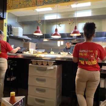 The Gumbo Diner - Kitchen with staff - Seafood Near Me - Galveston, Texas