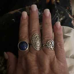 Nails, ready for acrylic fill in