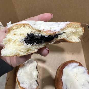 Donut Factory - Cream cheese blueberry filled yummy goodness - Donuts Near Me - Lynnwood, Washington Donut Factory - Cream cheese blueberry filled yummy goodness - Donuts Near Me - Lynnwood, Washington