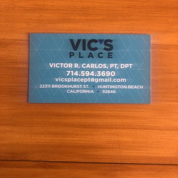 Vic's Place Physical Therapy - Physical Therapy Near Me - Huntington Beach, California Vic's Place Physical Therapy - Physical Therapy Near Me - Huntington Beach, California