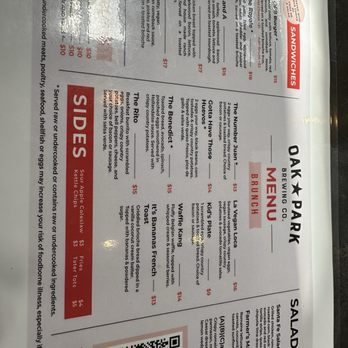 Oak Park Brewing - Food menu - Burgers Near Me - Sacramento, California Oak Park Brewing - Food menu - Burgers Near Me - Sacramento, California