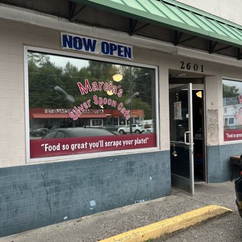 Marcia's Silver Spoon Cafe - Outside - Breakfast & Brunch Near Me - Tacoma, Washington Marcia's Silver Spoon Cafe - Outside - Breakfast & Brunch Near Me - Tacoma, Washington