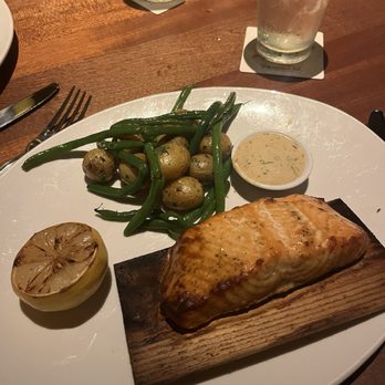 Seasons 52 - Cedar-Plank Roasted Salmon - New American Near Me - Chestnut Hill, Massachusetts Seasons 52 - Cedar-Plank Roasted Salmon - New American Near Me - Chestnut Hill, Massachusetts