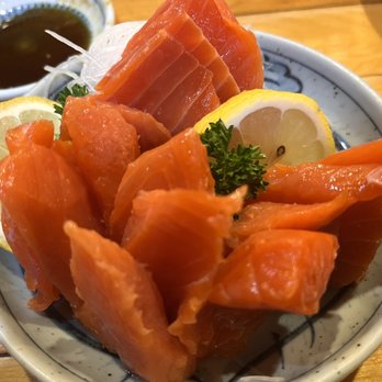Toyoda Sushi - Salmon sashimi - Sushi Bars Near Me - Seattle, Washington