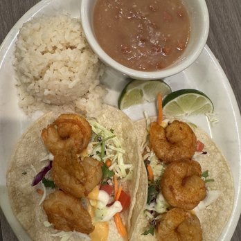 Ocean House Fish Grill - Shrimp taco combo - Seafood Near Me - San Dimas, California