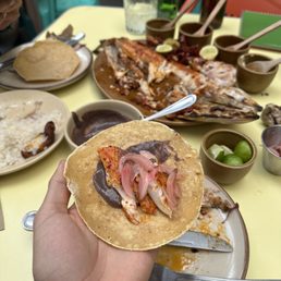 Handmade taco