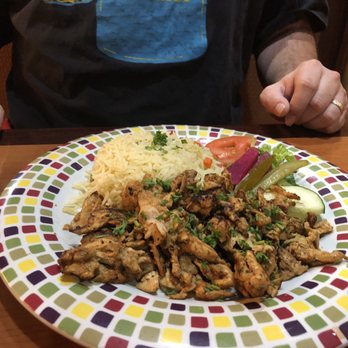 Mazaya Cafe - Chicken Shawarma Platter - Mediterranean Near Me - Albuquerque, New Mexico