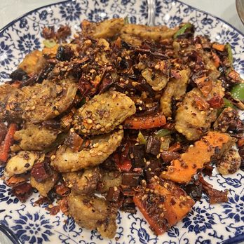 Szechuan House - Deep fried Spicy Pork Intestine - Szechuan Near Me - Flushing, New York